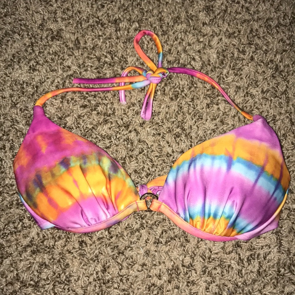 Tye-Dye Bikini Bathing Suit Top